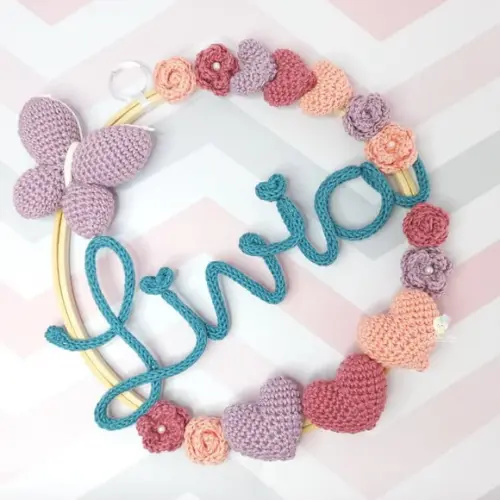 Porta Maternidade em Amigurumi e Tricotin