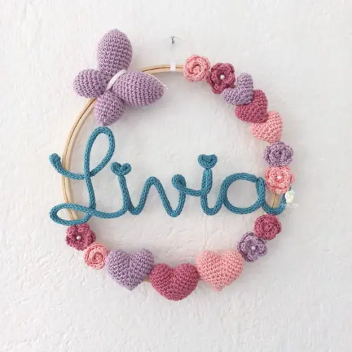 Porta Maternidade em Amigurumi e Tricotin