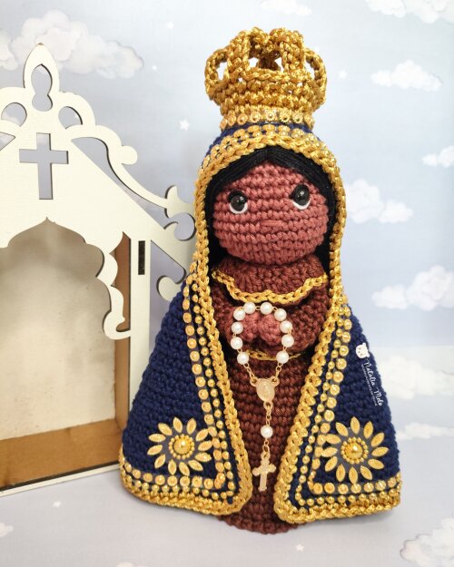 Nossa Senhora Aparecida em Amigurumi