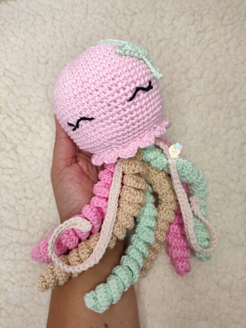 Polvo em Crochê Amigurumi