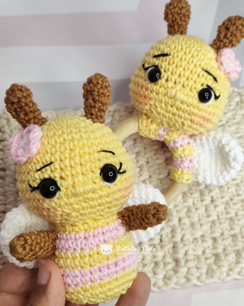 Kit Abelhinha Amigurumi
