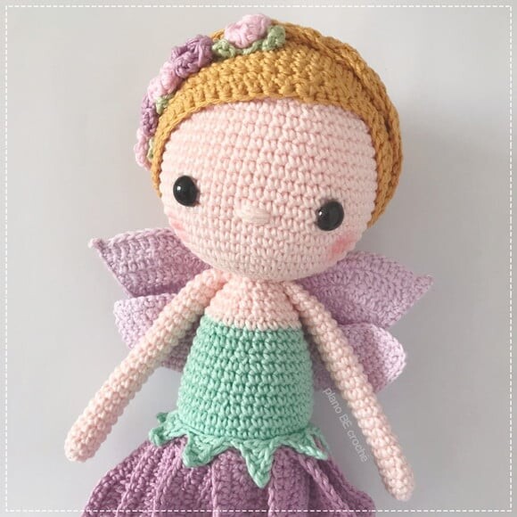 Fada Amigurumi de crochê
