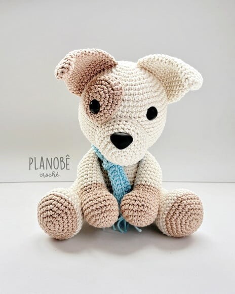 Cachorrinho Amigurumi de crochê