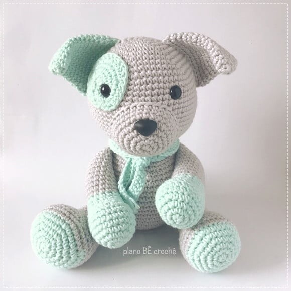 Cachorrinho Amigurumi de crochê