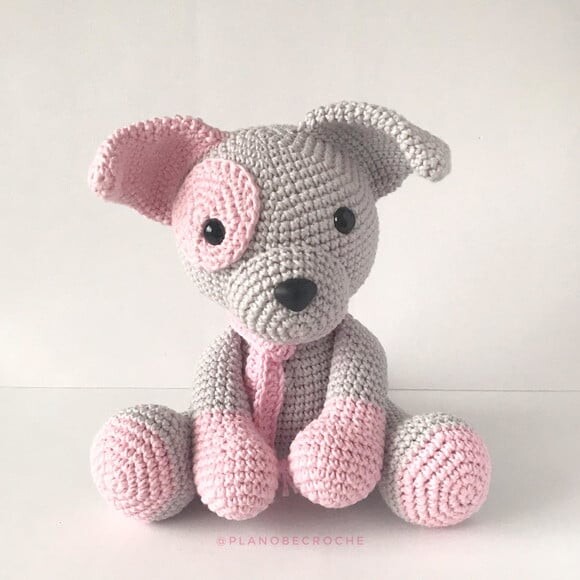 Cachorrinho Amigurumi de crochê