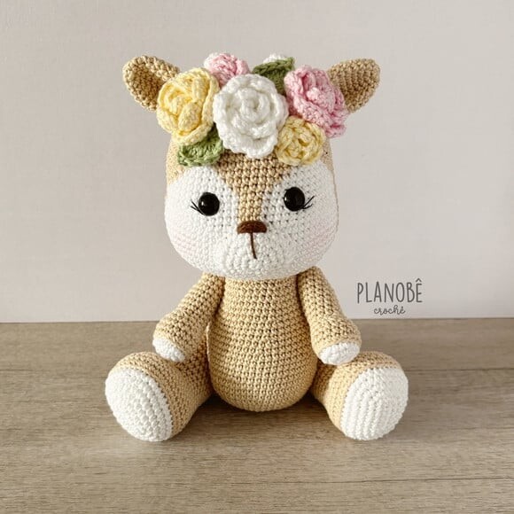 Cerva Amigurumi de Crochê