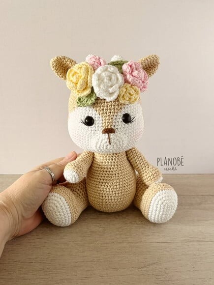 Cerva Amigurumi de Crochê