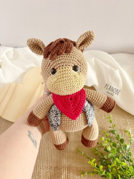 Amigurumi Cavalo de crochê