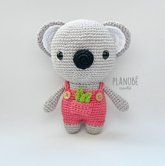 Coala Amigurumi de crochê