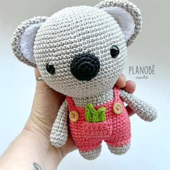 Coala Amigurumi de crochê