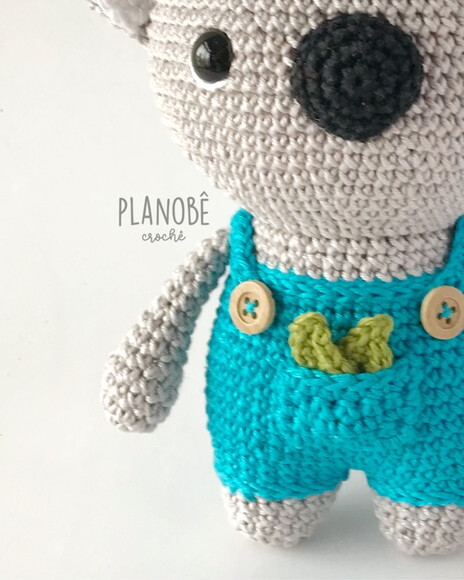 Coala Amigurumi de crochê