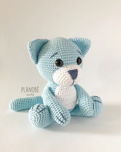Amigurumi gatinho de crochê