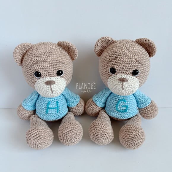 Amigurumi ursinhos de crochê