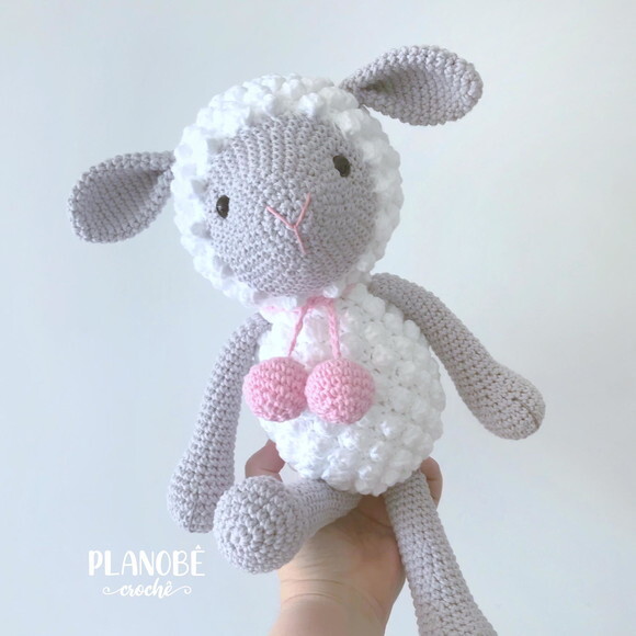 Amigurumi Ovelha de crochê