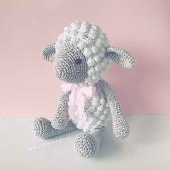 Amigurumi Ovelha de crochê