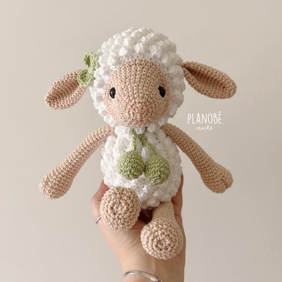 Amigurumi Ovelha de crochê