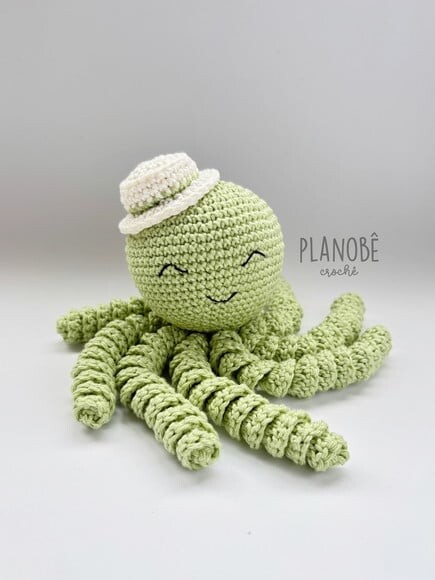 Amigurumi Polvo Soninho de crochê
