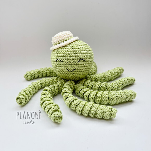 Amigurumi Polvo Soninho de crochê