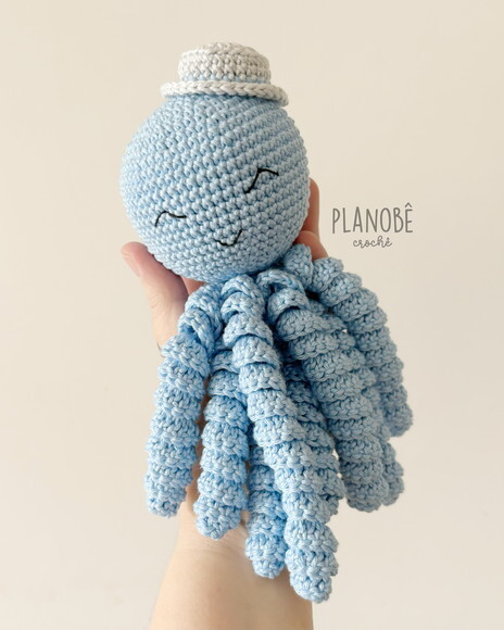 Amigurumi Polvo Soninho de crochê