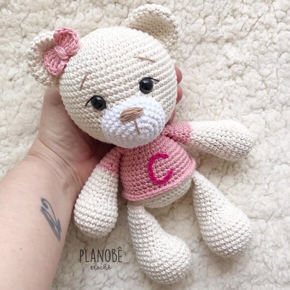 Amigurumi ursinha de crochê