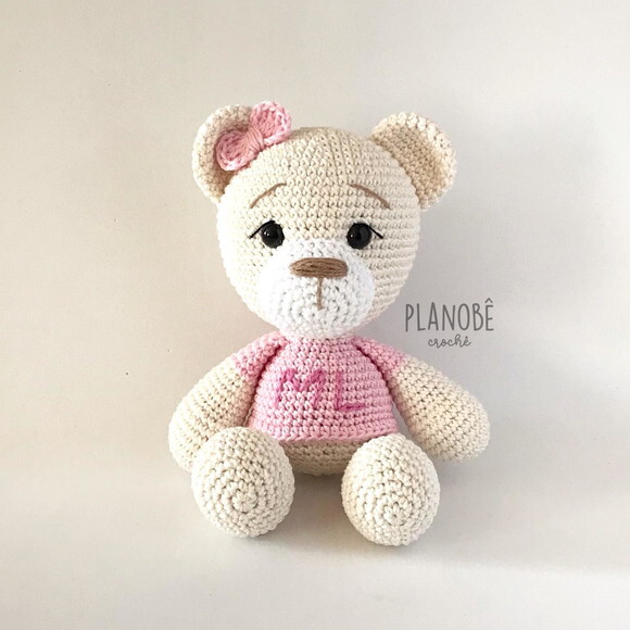 Amigurumi ursinha de crochê