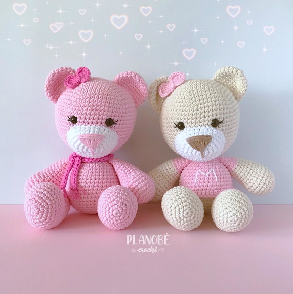 Amigurumi ursinha de crochê