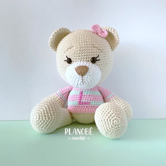 Amigurumi ursinha de crochê