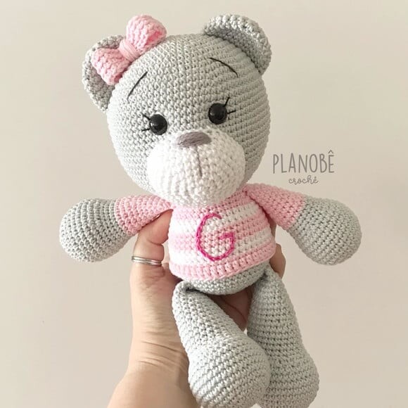 Amigurumi ursinha de crochê