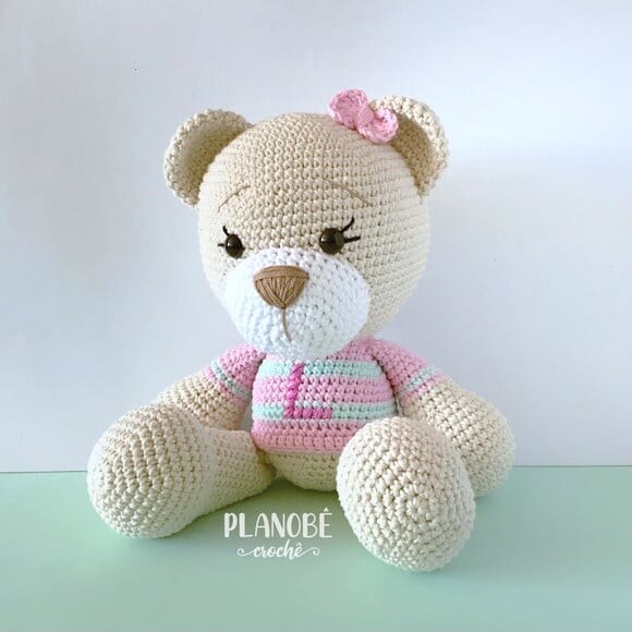 Amigurumi ursinha de crochê