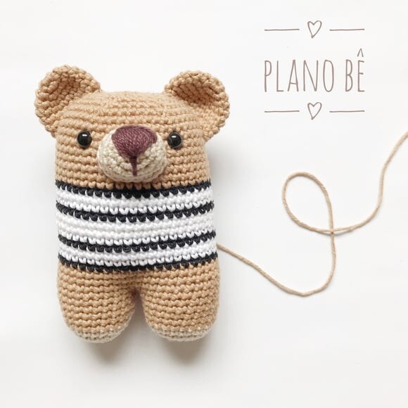 Amigurumi urso de crochê