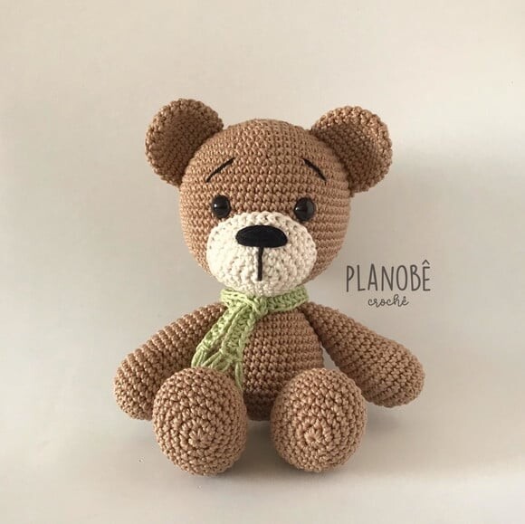 Amigurumi ursinho de crochê