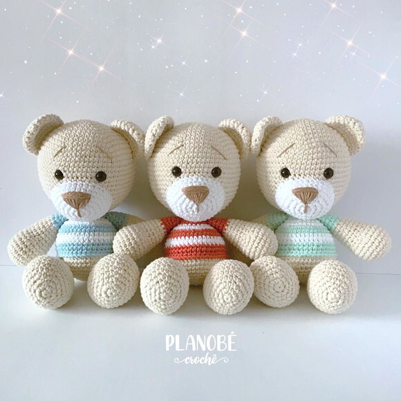 Amigurumi urso de crochê