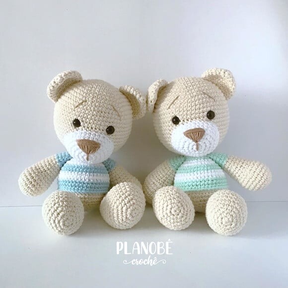 Amigurumi urso de crochê