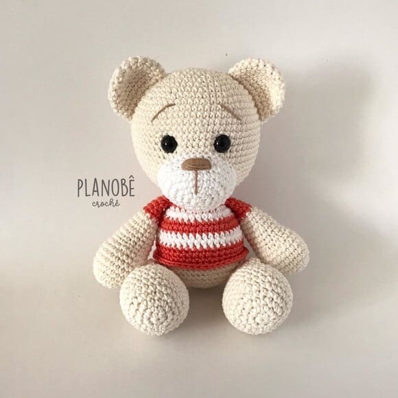 Amigurumi urso de crochê