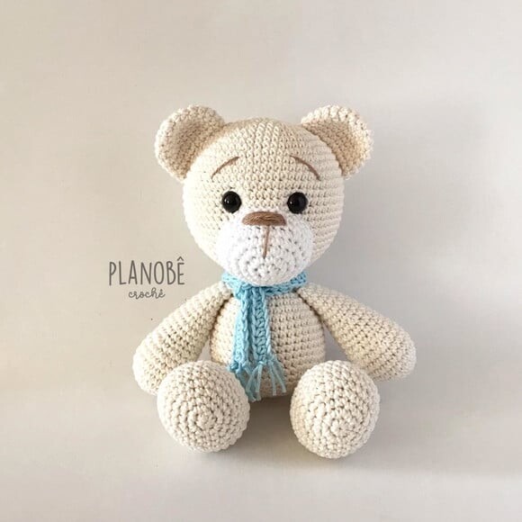 Amigurumi urso de crochê
