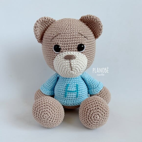 Amigurumi urso de crochê