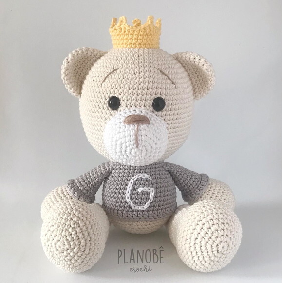 Amigurumi urso de crochê