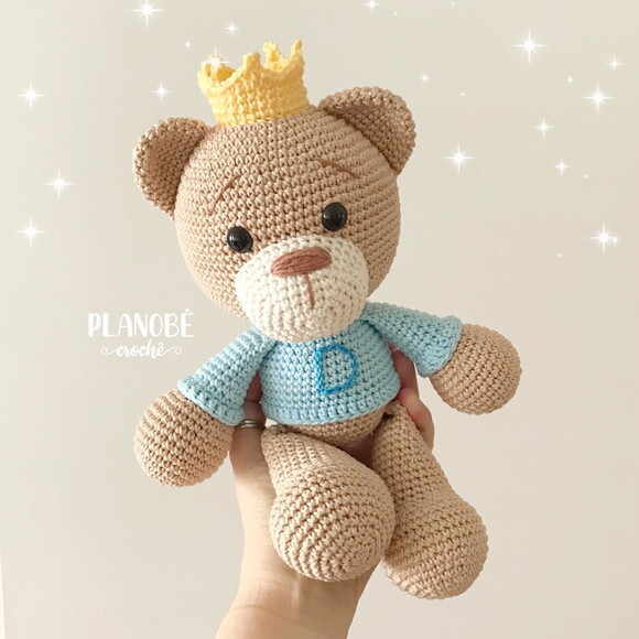 Amigurumi urso de crochê