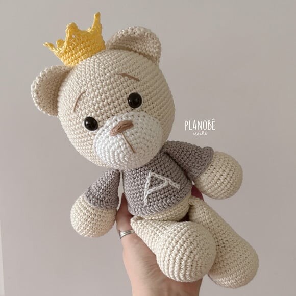 Amigurumi urso de crochê