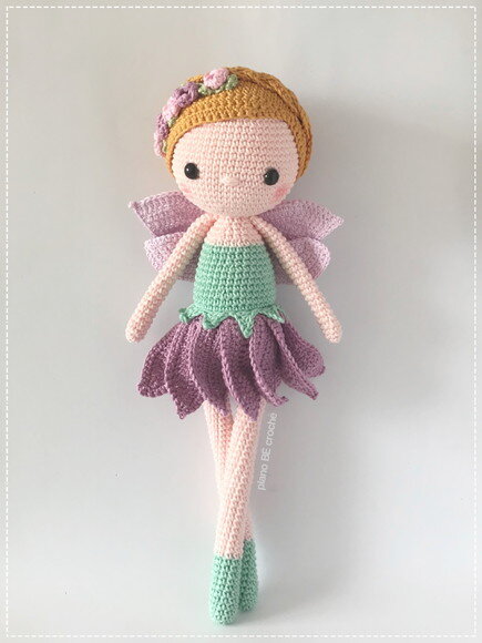 Fada Amigurumi de crochê