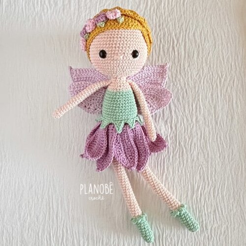 Fada Amigurumi de crochê