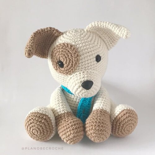 Cachorrinho Amigurumi de crochê