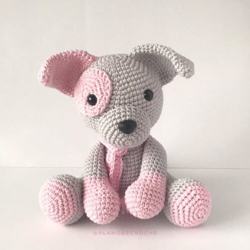 Cachorrinho Amigurumi de crochê