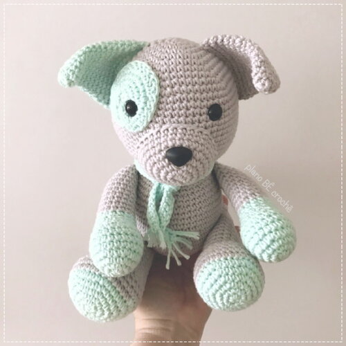 Cachorrinho Amigurumi de crochê
