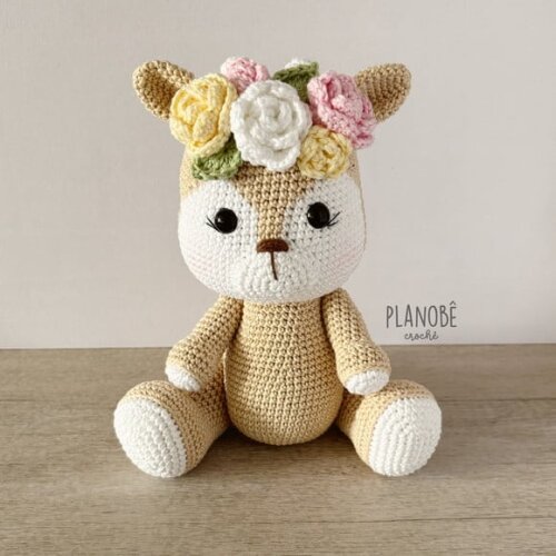 Cerva Amigurumi de Crochê
