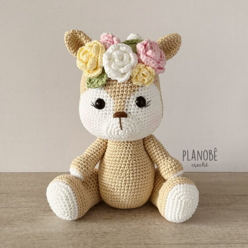 Cerva Amigurumi de Crochê