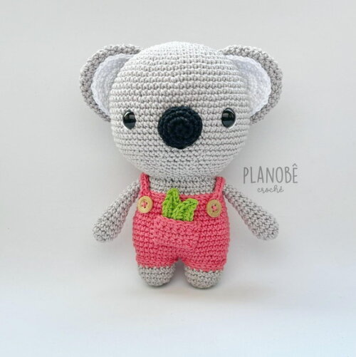 Coala Amigurumi de crochê