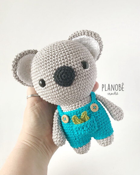 Coala Amigurumi de crochê