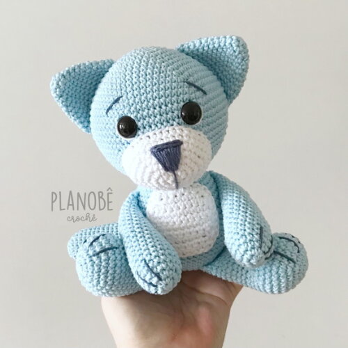 Amigurumi gatinho de crochê