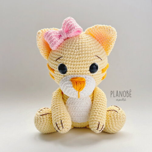 Amigurumi gatinho de crochê